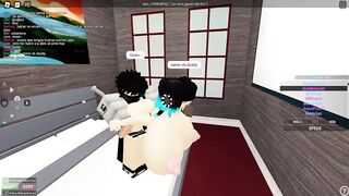 Red hair and Blue Hair girl get fucked in roblox