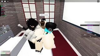 Red hair and Blue Hair girl get fucked in roblox
