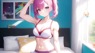 Muscular anime girls hentai compilation 筋肉質のアニメの女の子のエロ編集 animation