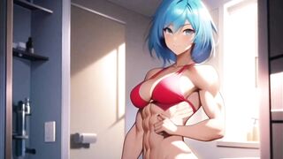 Muscular anime girls hentai compilation 筋肉質のアニメの女の子のエロ編集 animation