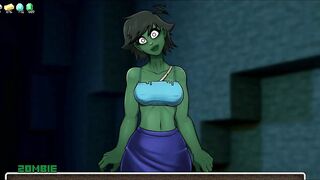 Minecraft HornyCraft - Part 54 Zombie Girl! By LoveSkySanHentai