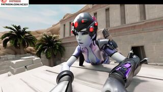 WIDOWMAKER HARD FUCKED BY FUTANARI - HOTTEST OVERWATCH HENTAI ANIMATION 4K 60FPS