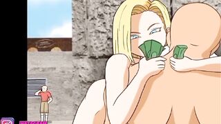 ANDROID 18 SEX FOR MONEY MR ROSHI DRAGON BALL Z