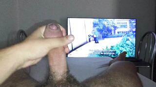 Masturbating Until I Cum While Watching Dropout Hentai Teen Colegial Anal Sex