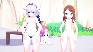 「Kanna Kamui & Saikawa Riko」 Chocolate Cream 【Remake】