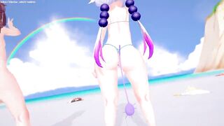 「Kanna Kamui & Saikawa Riko」 Chocolate Cream 【Remake】