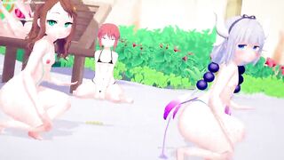 「Kanna Kamui & Saikawa Riko」 Chocolate Cream 【Remake】