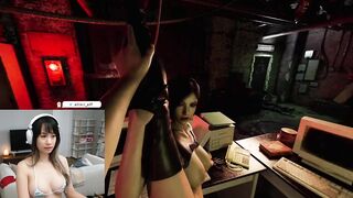 I didn't realize I could move the camera around in VR... sorry for the angles! Ada Wong