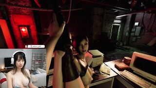 I didn't realize I could move the camera around in VR... sorry for the angles! Ada Wong