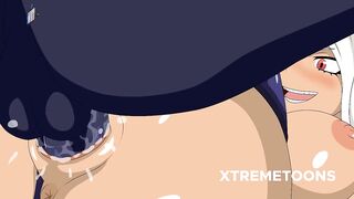 Mirko breaks into the doctor's laboratory and fucks with a Nomu - My Hero Academia.