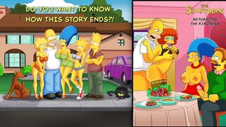 Returning the kindness! Swap wives! The Simptoons, Simpsons porn