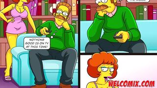 Returning the kindness! Swap wives! The Simptoons, Simpsons porn