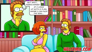 Returning the kindness! Swap wives! The Simptoons, Simpsons porn