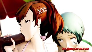 Cartoon Girls Doggy Animation 2023