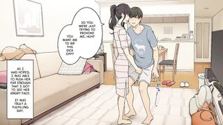 He tries to See how much He can Tease his Girlfriend Before she gets Angry (Artist: Wakamatsu)