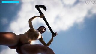 Nude in the Castle 150 MEN AND ONE BOS