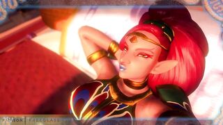 Lesbian Princess Zelda and Lady Urbosa