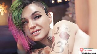 Judy Cyberpunk Hentai cums 60 FPS 3D Animated High Quality