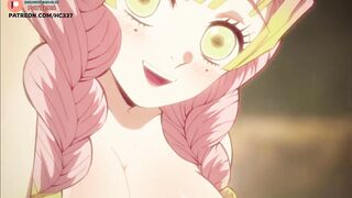 MITSURI KANROJI ANAL FUCKED BY TANJIRO AND GETTING CREAMPIE | DEMON SLAYER HENTAI ANIMATION 60FPS