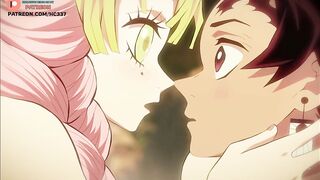 MITSURI KANROJI ANAL FUCKED BY TANJIRO AND GETTING CREAMPIE | DEMON SLAYER HENTAI ANIMATION 60FPS