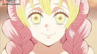 MITSURI KANROJI ANAL FUCKED BY TANJIRO AND GETTING CREAMPIE | DEMON SLAYER HENTAI ANIMATION 60FPS
