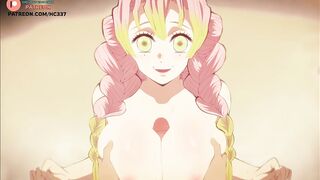 MITSURI KANROJI ANAL FUCKED BY TANJIRO AND GETTING CREAMPIE | DEMON SLAYER HENTAI ANIMATION 60FPS