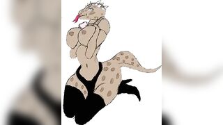 Argonian gives bwc boob job