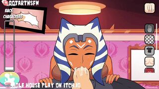 Ahsoka Deep Throat Cum Shot Sloppy Blowjob Hentai - Hole House