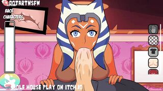 Ahsoka Deep Throat Cum Shot Sloppy Blowjob Hentai - Hole House