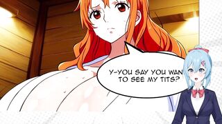 Nami's MASSIVE Titty Bathhouse Cumshot - One Piece Nami