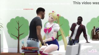 [TRAILER] SAILOR MOON CHEATING ON BOYFRIEND WITH TWO CLASSMATES