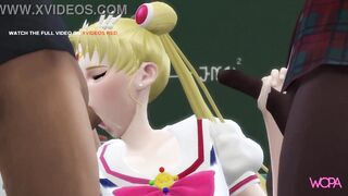 [TRAILER] SAILOR MOON CHEATING ON BOYFRIEND WITH TWO CLASSMATES
