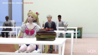 [TRAILER] SAILOR MOON CHEATING ON BOYFRIEND WITH TWO CLASSMATES