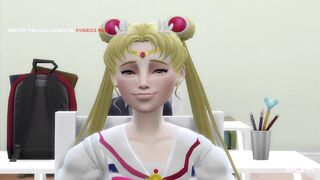 [TRAILER] SAILOR MOON CHEATING ON BOYFRIEND WITH TWO CLASSMATES