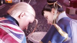 Street Fighter Chunli Compilation Threesome Cammy Dick Ride Creampie 3D uncensored SFM hentai
