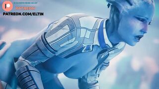 IYRA ALDONIA AMAZING ANAL RIDING AND GETTING CREAMPIE | HOTTEST HENTAI MASS EFFECT 4K 60 FPS