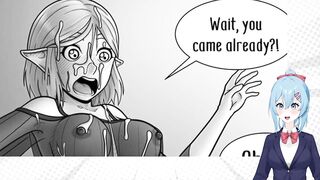 Zelda: A Night with the Princess [Fan Comic] Link and Zelda Hentai