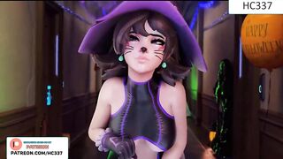 FURRY GIRL HALOWEEN COSPLAY ON PARTY HENTAI STORY 3D ANIMATED HIGH QUALITY