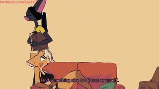 FURRY GIRL WITH MAGIC BOOK SUMMON TENTACLES STORY
