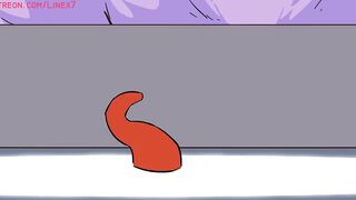 FURRY GIRL WITH MAGIC BOOK SUMMON TENTACLES STORY