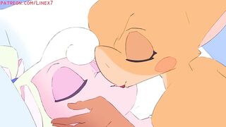 FURRY LESBIAN HAVE FIRST SEX AT HOME