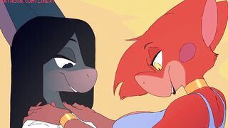 FURRY GIRLFRIENDS DO EACH OTHER FEELS GOOD WITH SEXY CUMMING