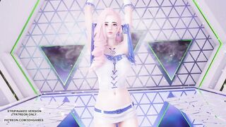 [MMD] JEON SOMI - Fast Forward Seraphine Sexy Kpop Dance League Of Legends Uncensored Hentai