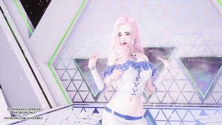 [MMD] JEON SOMI - Fast Forward Seraphine Sexy Kpop Dance League Of Legends Uncensored Hentai