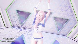 [MMD] JEON SOMI - Fast Forward Seraphine Sexy Kpop Dance League Of Legends Uncensored Hentai