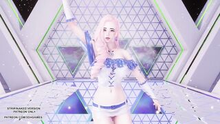 [MMD] JEON SOMI - Fast Forward Seraphine Sexy Kpop Dance League Of Legends Uncensored Hentai