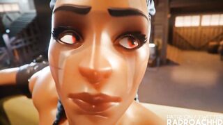 Overwatch 2 porn futa Junker Queen destroy Mei pussy 3D hentai