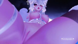 I'm back! Watch me play with myself in the moonlight uwu | VRChat