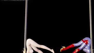 Zero Suit Samus Aran do hot POLEDANCE