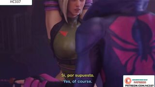 JURI PLAY WITH CAMMY BY TOYS - HOTTEST STREET FIGHTER HENTAI ANIMATION 60FPS